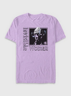 Marvel Fantastic Four Invisible Girl Pose Garment Dye T-Shirt