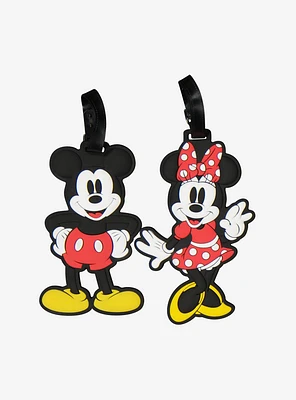 Disney Mickey & Minnie Mouse Classic 2-Piece Luggage Tag Set