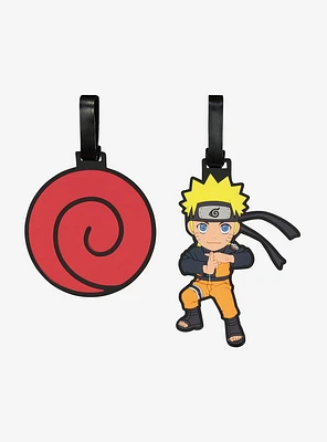 Naruto Uzumaki & Hidden Leaf Cloud 2-Piece Luggage Tag Set