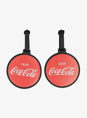 FUL Coca-Cola Circle 2-Piece Luggage Tag Set