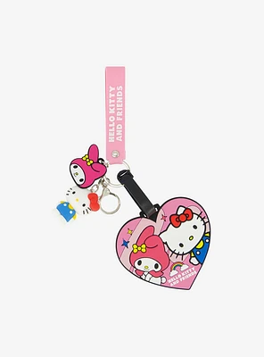 Sanrio Hello Kitty & My Melody Luggage Tag & 3D Lanyard Set