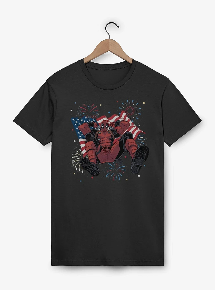 Marvel Deadpool Fireworks T-Shirt