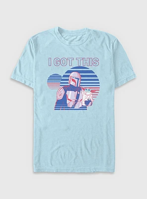 Star Wars The Mandalorian Got Stripes Garment Dye T-Shirt