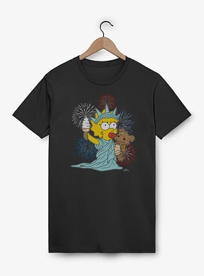 The Simpsons Fireworks Maggie T-Shirt