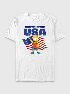 The Simpsons Partying Bart T-Shirt