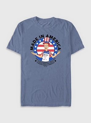 King of the Hill Government Free Cheese Garment Dye T-Shirt