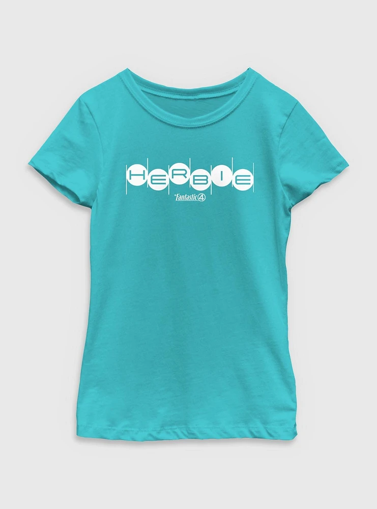 Marvel The Fantastic Four: First Steps Herbie Youth Girls T-Shirt