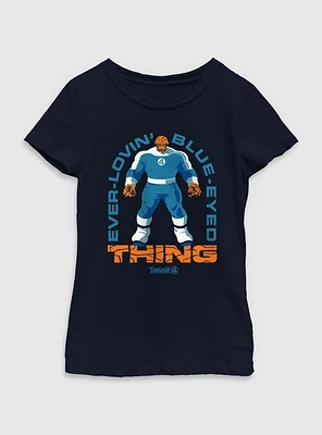 Marvel The Fantastic Four: First Steps Ever-Lovin Blue-Eyed Thing Youth Girls T-Shirt