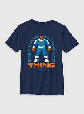 Marvel The Fantastic Four: First Steps Ever-Lovin Blue-Eyed Thing Youth T-Shirt