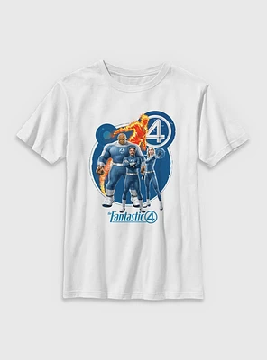 Marvel The Fantastic Four: First Steps Team Youth T-Shirt