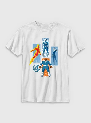 Marvel The Fantastic Four: First Steps Family Of Heroes Youth T-Shirt
