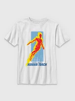 Marvel The Fantastic Four: First Steps Human Torch Johnny Storm Youth T-Shirt