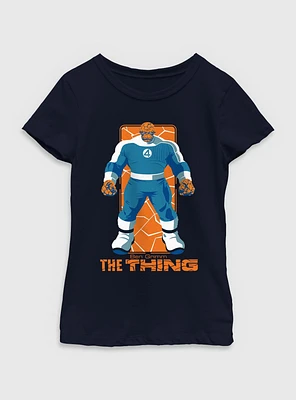 Marvel The Fantastic Four: First Steps Thing Ben Grimm Youth Girls T-Shirt