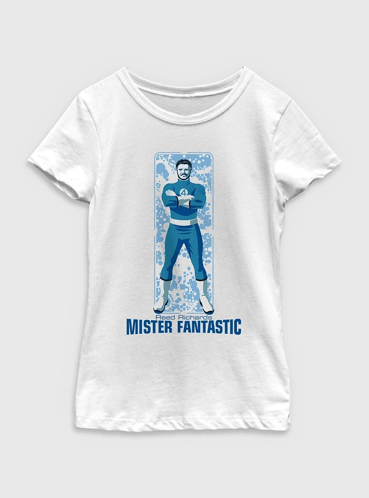 Marvel The Fantastic Four: First Steps Mister Reed Richards Youth Girls T-Shirt