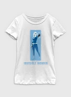 Marvel The Fantastic Four: First Steps Invisible Woman Sue Storm Youth Girls T-Shirt