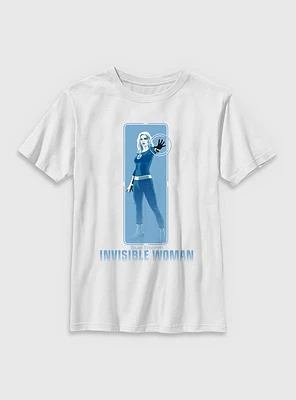 Marvel The Fantastic Four: First Steps Invisible Woman Sue Storm Youth T-Shirt