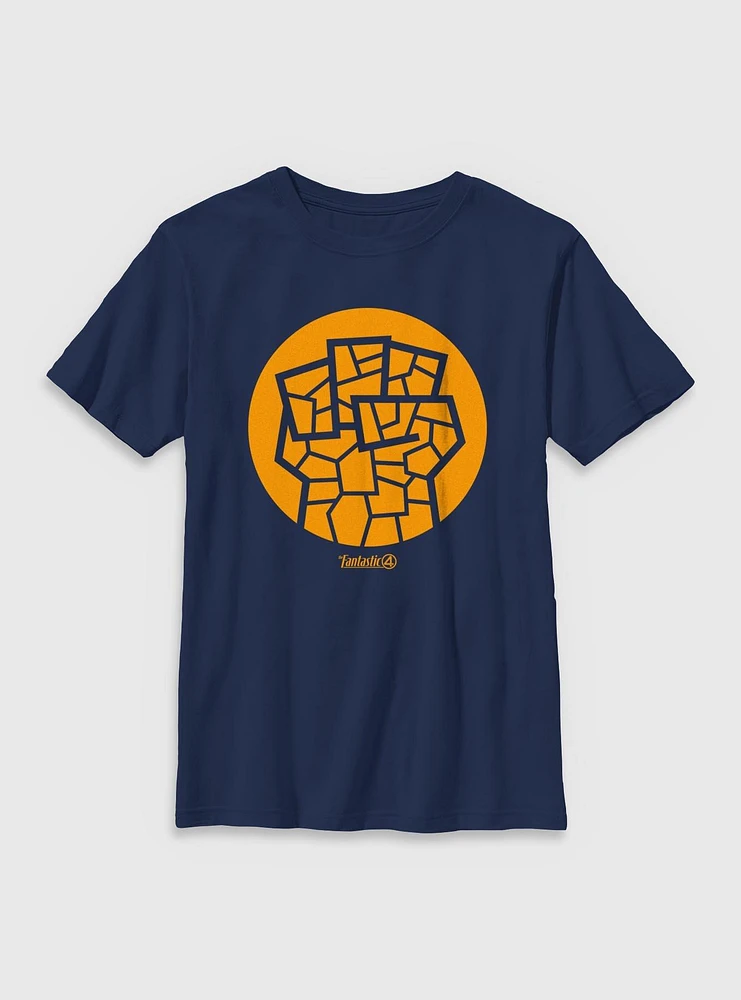 Marvel The Fantastic Four: First Steps Thing Icon Youth T-Shirt