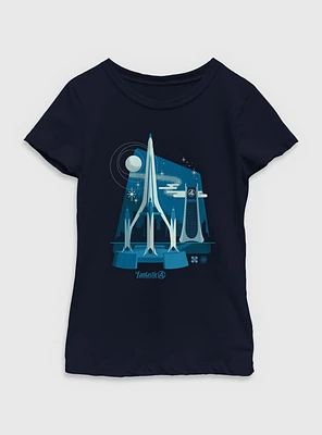 Marvel The Fantastic Four: First Steps Ready For Launch Youth Girls T-Shirt