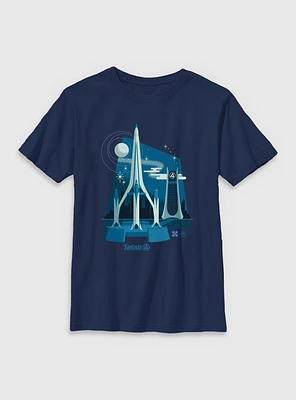Marvel The Fantastic Four: First Steps Ready For Launch Youth T-Shirt