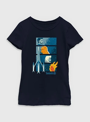 Marvel The Fantastic Four: First Steps Project Youth Girls T-Shirt