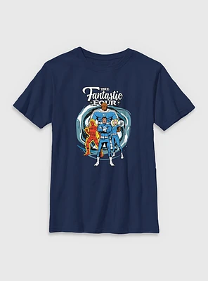 Marvel The Fantastic Four: First Steps Power Pose Youth T-Shirt