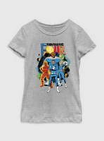 Marvel The Fantastic Four: First Steps Cosmic Pose Youth Girls T-Shirt