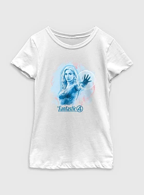 Marvel The Fantastic Four: First Steps Susan Storm Hero Invisible Woman Youth Girls T-Shirt