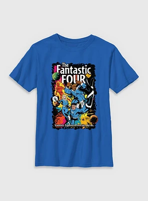 Marvel The Fantastic Four: First Steps Scientists, Explorers, Protectors, Heroes Comic Youth T-Shirt