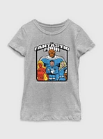 Marvel The Fantastic Four: First Steps Four Classic Protectors Youth Girls T-Shirt