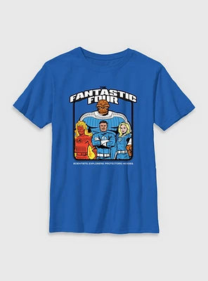 Marvel The Fantastic Four: First Steps Four Classic Protectors Youth T-Shirt
