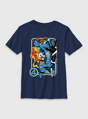 Marvel The Fantastic Four: First Steps Vintage Heroes Youth T-Shirt