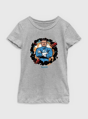 Marvel The Fantastic Four: First Steps Reed Richards Mister Power Youth Girls T-Shirt