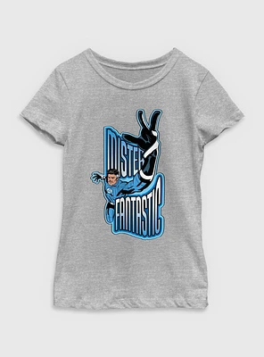Marvel The Fantastic Four: First Steps Mister Elastic Power Youth Girls T-Shirt