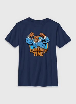 Marvel The Fantastic Four: First Steps Thing It's Clobberin' Time Youth T-Shirt