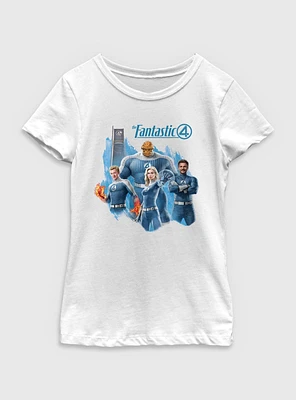 Marvel The Fantastic Four: First Steps Family Youth Girls T-Shirt
