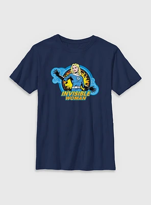 Marvel The Fantastic Four: First Steps Invisible Woman Power Youth T-Shirt