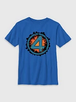 Marvel The Fantastic Four: First Steps Explosion Logo Youth T-Shirt