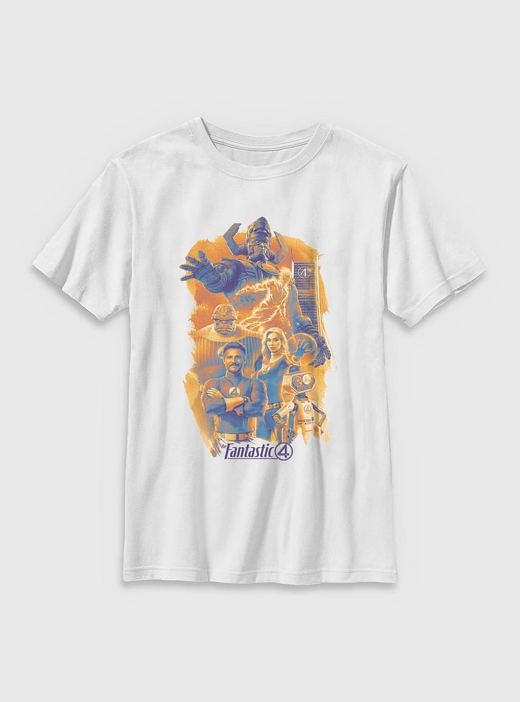 Marvel The Fantastic Four: First Steps Poster Youth T-Shirt