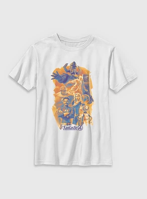 Marvel The Fantastic Four: First Steps Poster Youth T-Shirt