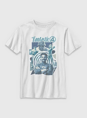 Marvel The Fantastic Four: First Steps Greatest Heroes Youth T-Shirt