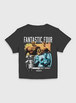 Marvel The Fantastic Four: First Steps Family & H.E.R.B.I.E. Womens Baby T-Shirt