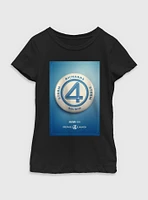 Marvel The Fantastic Four: First Steps Prepare 4 Launch Poster Youth Girls T-Shirt