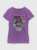 Marvel The Fantastic Four: First Steps Search Of Galactus Youth Girls T-Shirt