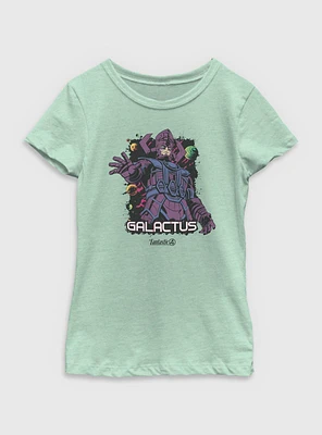 Marvel The Fantastic Four: First Steps Cosmic Galactus Youth Girls T-Shirt