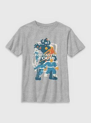 Marvel The Fantastic Four: First Steps Four Vs. Galactus Youth T-Shirt