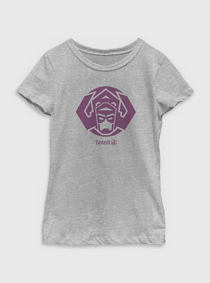 Marvel The Fantastic Four: First Steps Galactus Icon Youth Girls T-Shirt