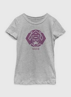 Marvel The Fantastic Four: First Steps Galactus Icon Youth Girls T-Shirt