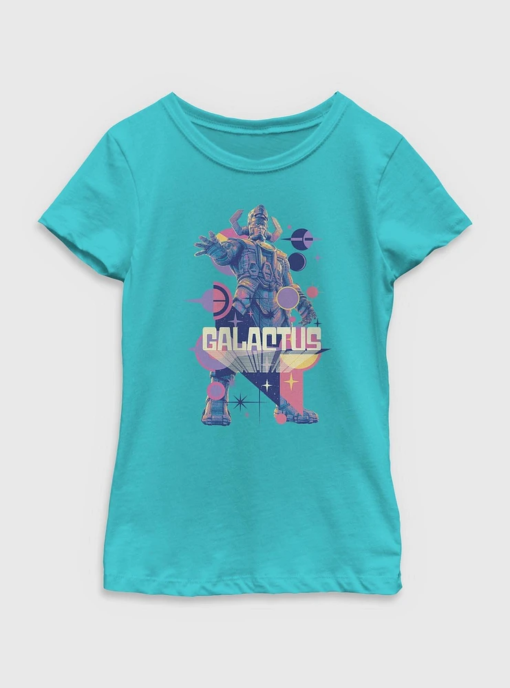 Marvel The Fantastic Four: First Steps Galactus Title Youth Girls T-Shirt