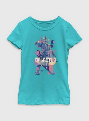 Marvel The Fantastic Four: First Steps Galactus Title Youth Girls T-Shirt
