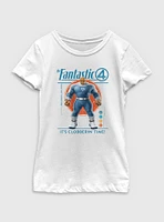 Marvel The Fantastic Four: First Steps It's Clobberin' Time Ben Grimm Thing Youth Girls T-Shirt
